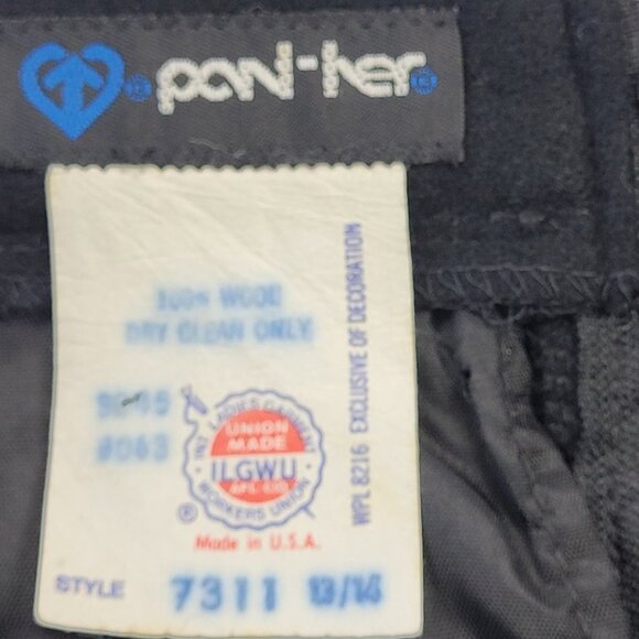 Vintage woman’s 100% wool black pencil skirt size 6 - Picture 8 of 14